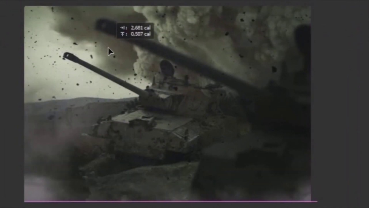 War scene Photoshop speed edit