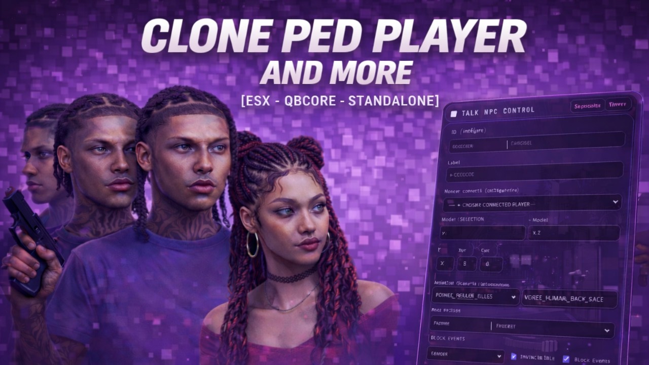 CLONING PLAYER ON NPC | OPENSOURCE | FIVEM SCRIPT