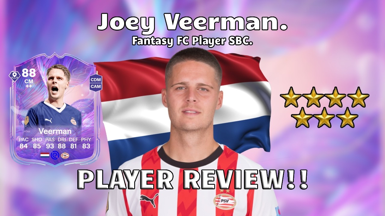 ⭐🔥 88 Rated Joey Veerman Player Review! Fantasy FC Player SBC!🔥⭐ FC 26 Ultimate Team
