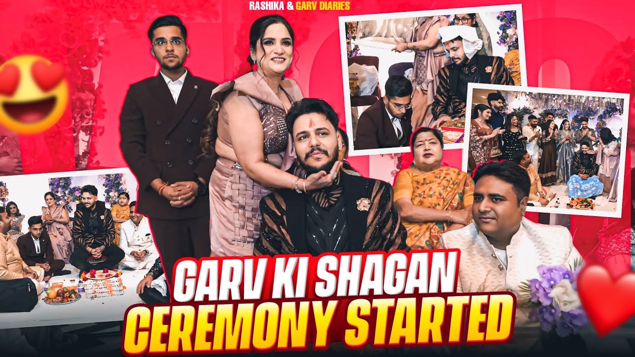 Garv Ki Shagan Ceremony Started❤️🧿|| Masi ne  Boliyaan paa ke laayi raunka😍😍|| Rashika&Garv Diaries🧿