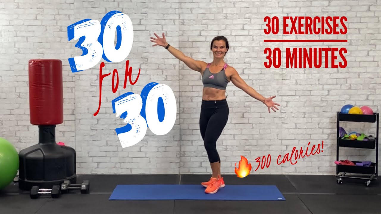 NO REPEAT HIIT FULL BODY / 30 FOR 30 Workout / CARDIO & STRENGTH/ 🔥300 calories