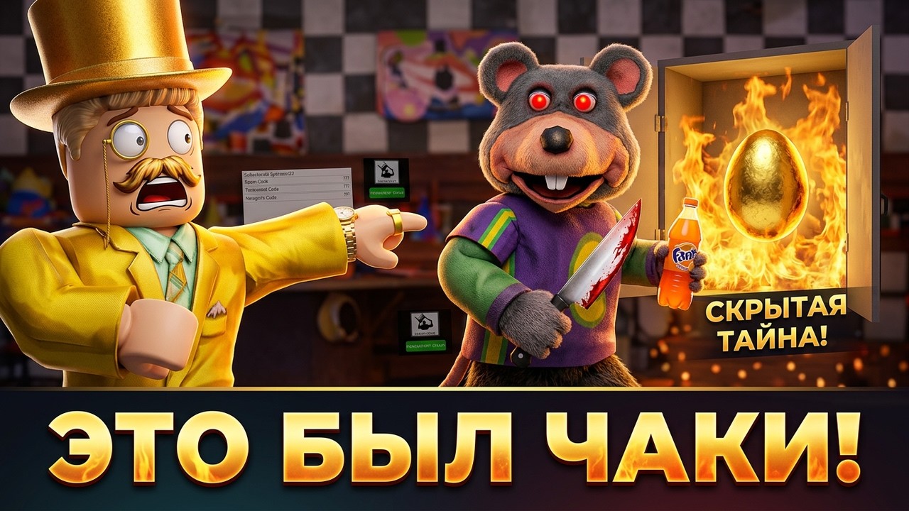 🔪Ресторан Chuck E. Cheese СКРЫВАЕТ ЭТО?! | Выживание в Roblox🍕