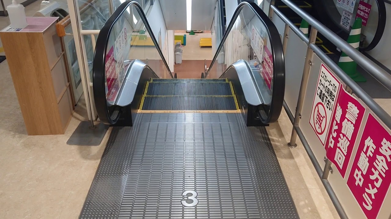【エスカレーター】イオン 豊橋南店 専門店街 降り【Escalator】AEON