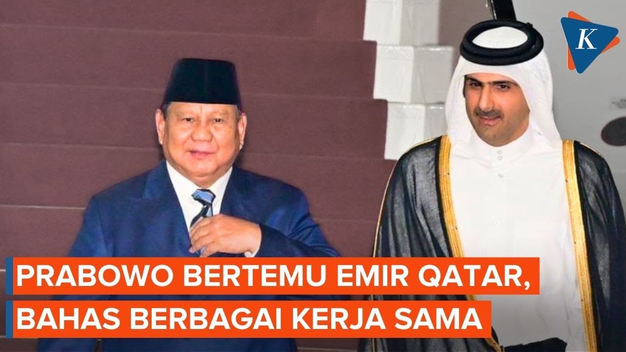 Prabowo Temui Emir Qatar Hari Ini, Gelar Pertemuan 4 Mata dan Bilateral