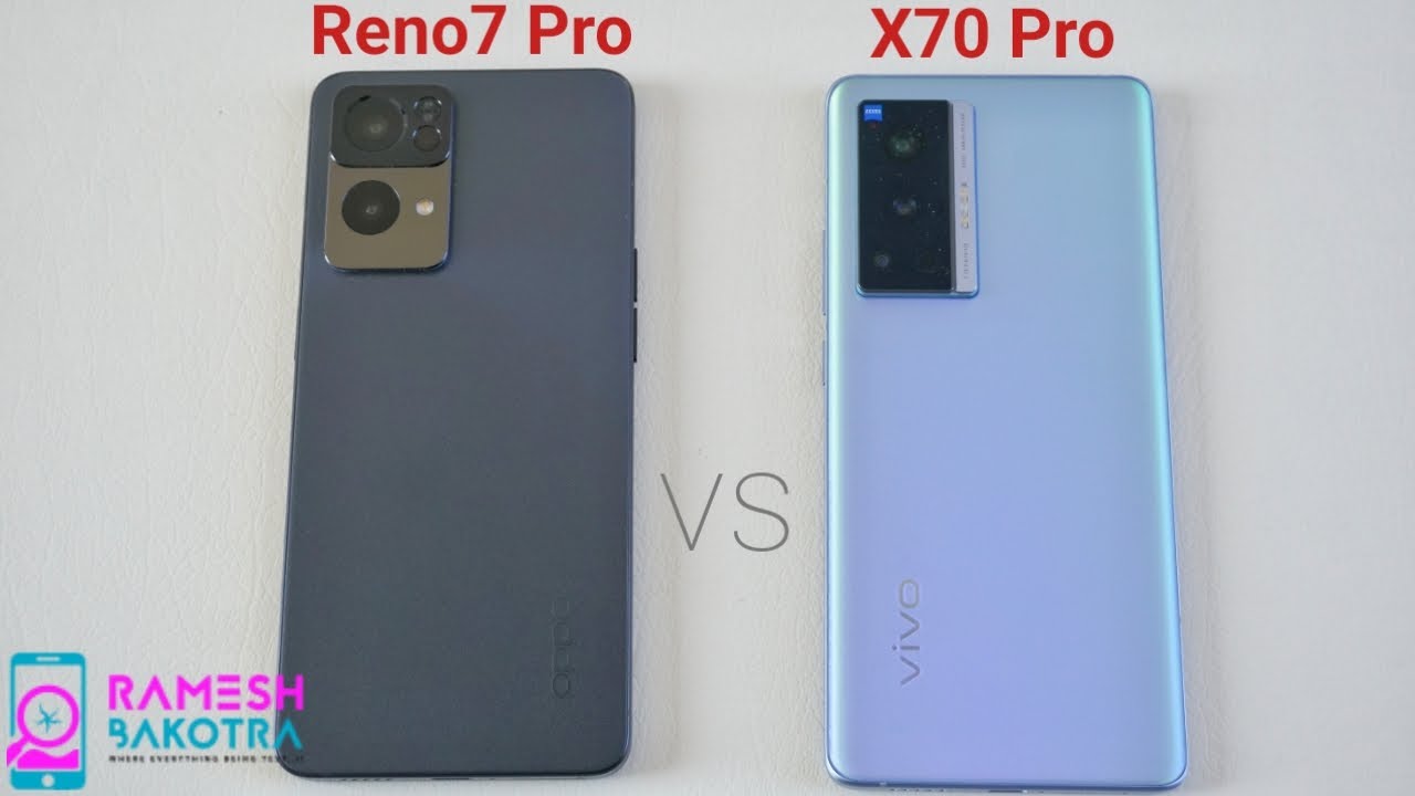 Oppo Reno 7 Pro vs Vivo X70 Pro Speed Test and Camera Comparison