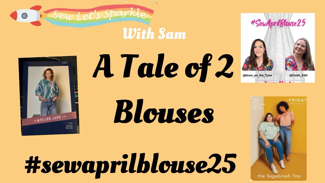 A Tale of 2 blouses - #sewaprilblouse25