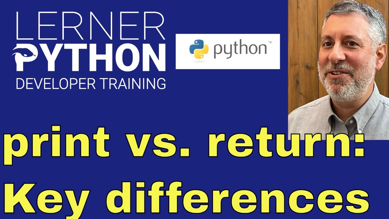 print vs. return in Python functions — what's the difference?