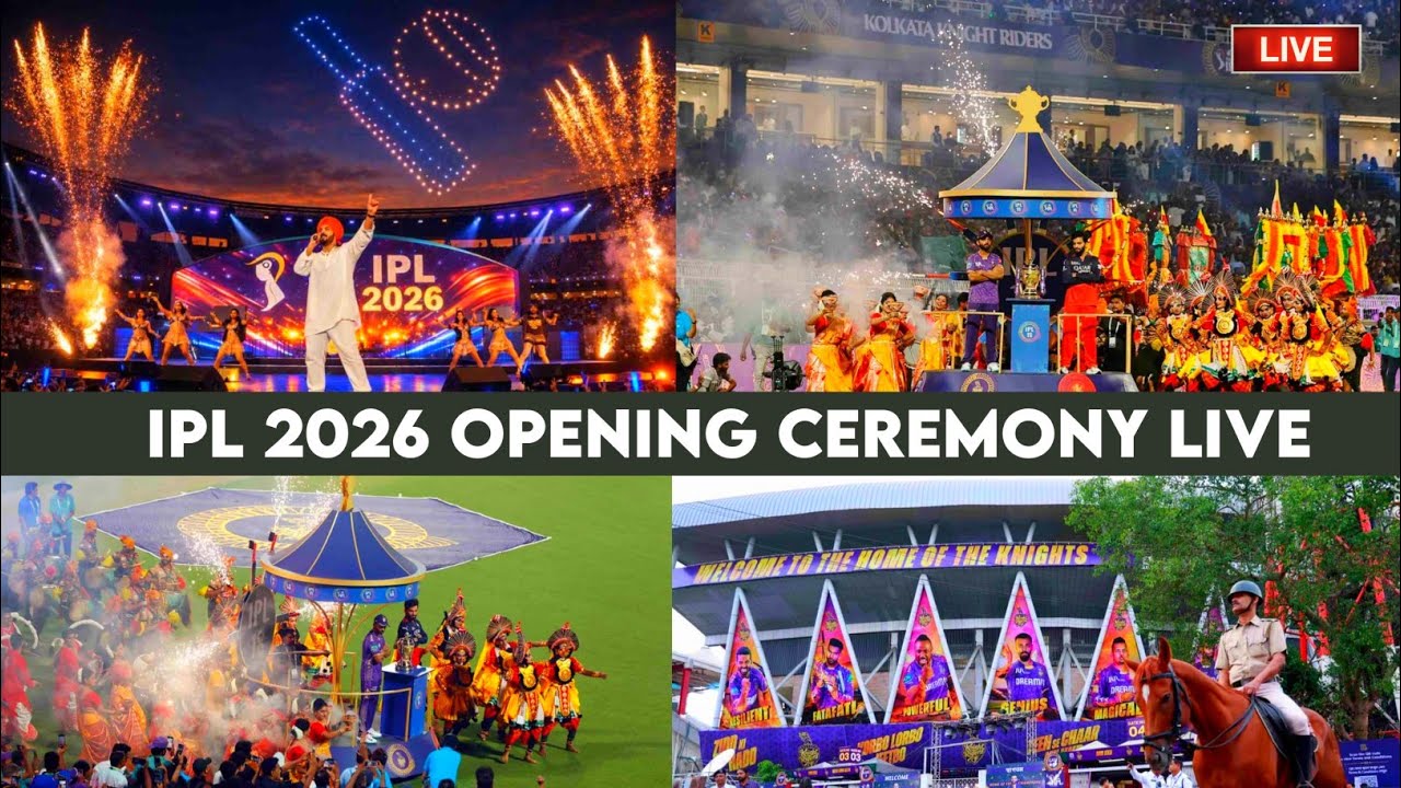 IPL 2026 Opening Ceremony Live - IPL 2026 Opening Ceremony Started | Opening Ceremony IPL 2026
