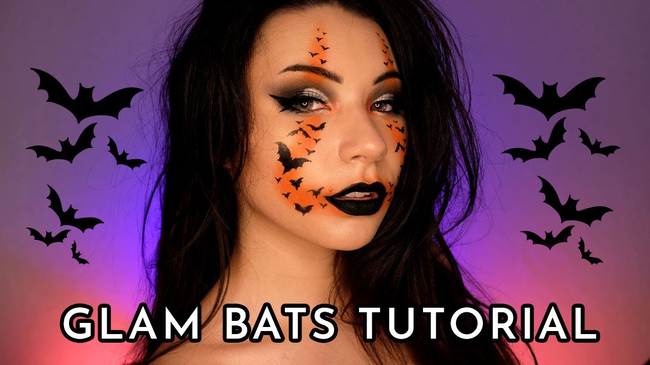PENNYWISE BATS TUTORIAL | SUPER EASY, LAST MINUTE HALLOWEEN MAKEUP LOOK