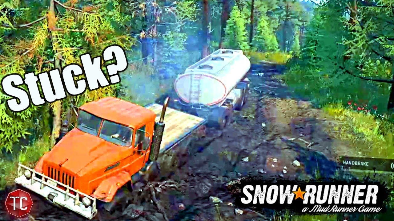 SnowRunner: TAYGA OIL TANK HAUL!! Muddy Trails, Tricky Bridges, & MORE