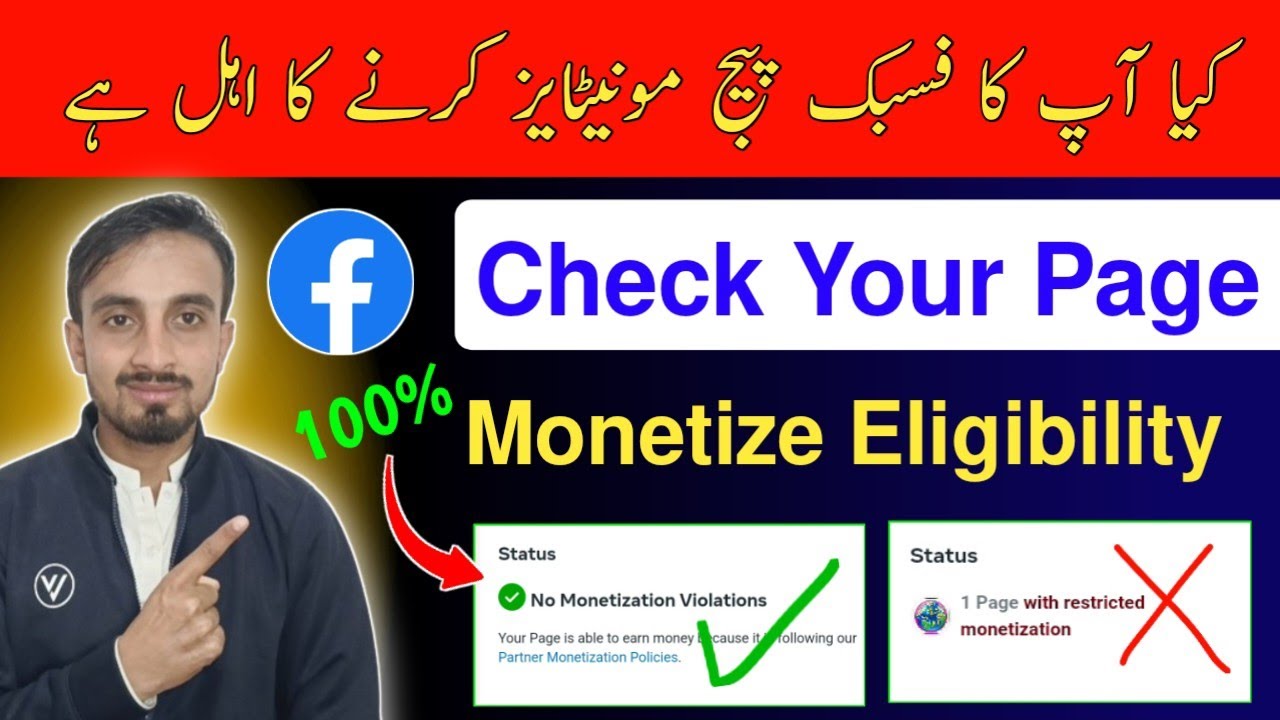 Check Facebook Monetization Eligibility | Facebook Page Monetization 2025