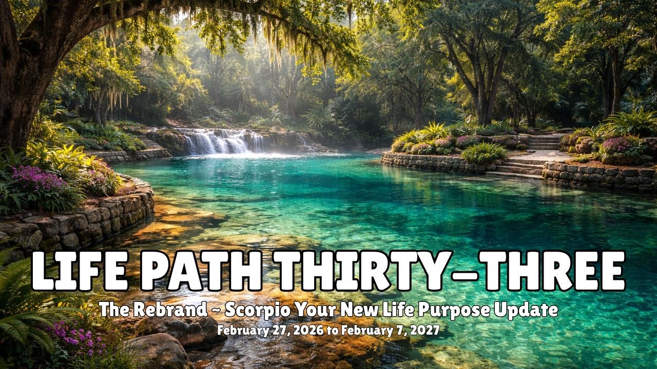 Life Path 33 The ReBrand: Scorpio, Your New Life Purpose Update.  {Feb 27, 2026 to Feb 7, 2027}