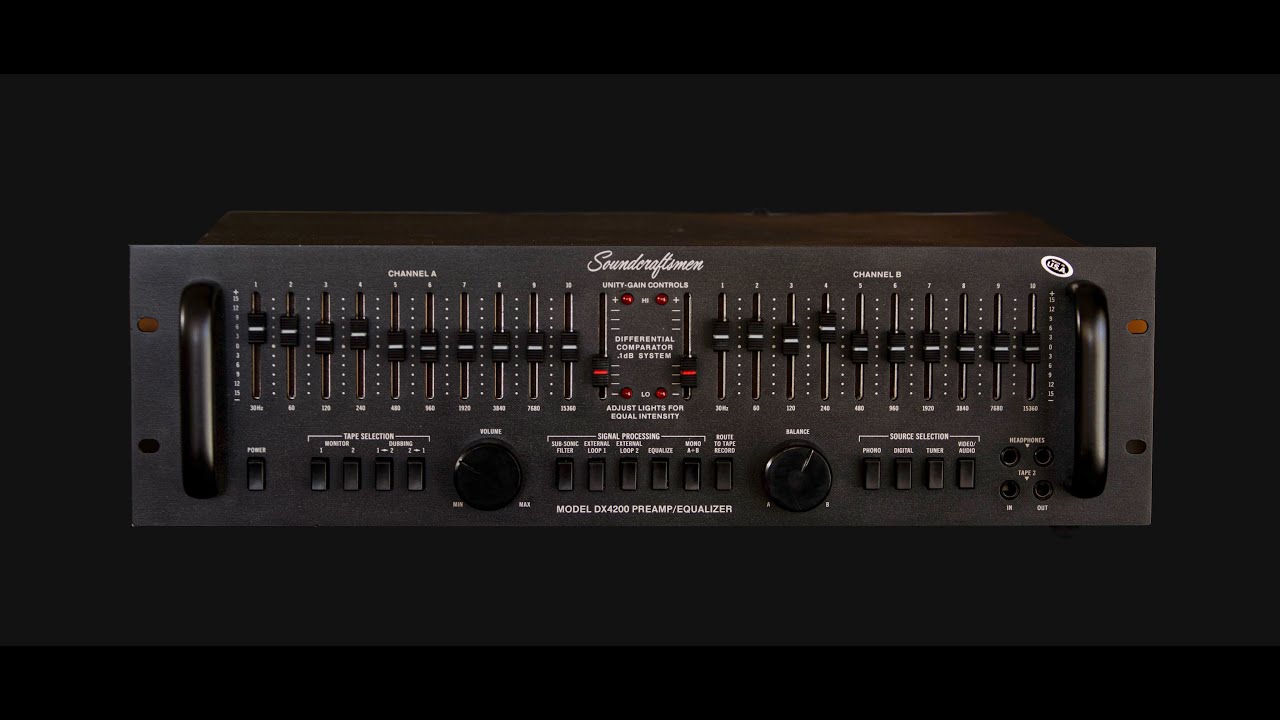 Предусилитель/эквалайзер Soundcraftsmen DX4200 — Обзор винтажной аудиотехники, выпуск №199