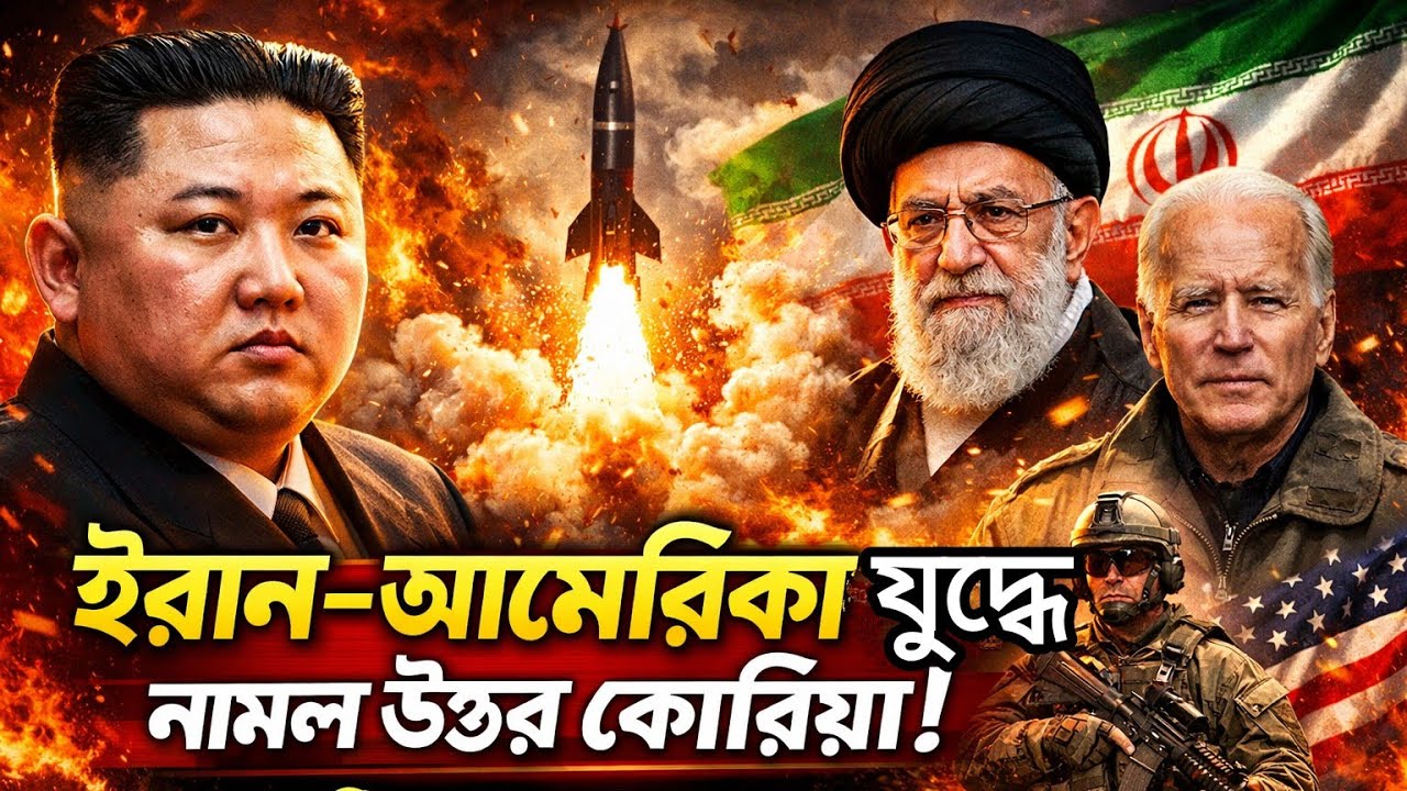 ইরান-আমেরিকা যুদ্ধে ঝাঁপ দিল উত্তর কোরিয়া! বিশ্বজুড়ে বাড়ছে যুদ্ধের আশঙ্কা
