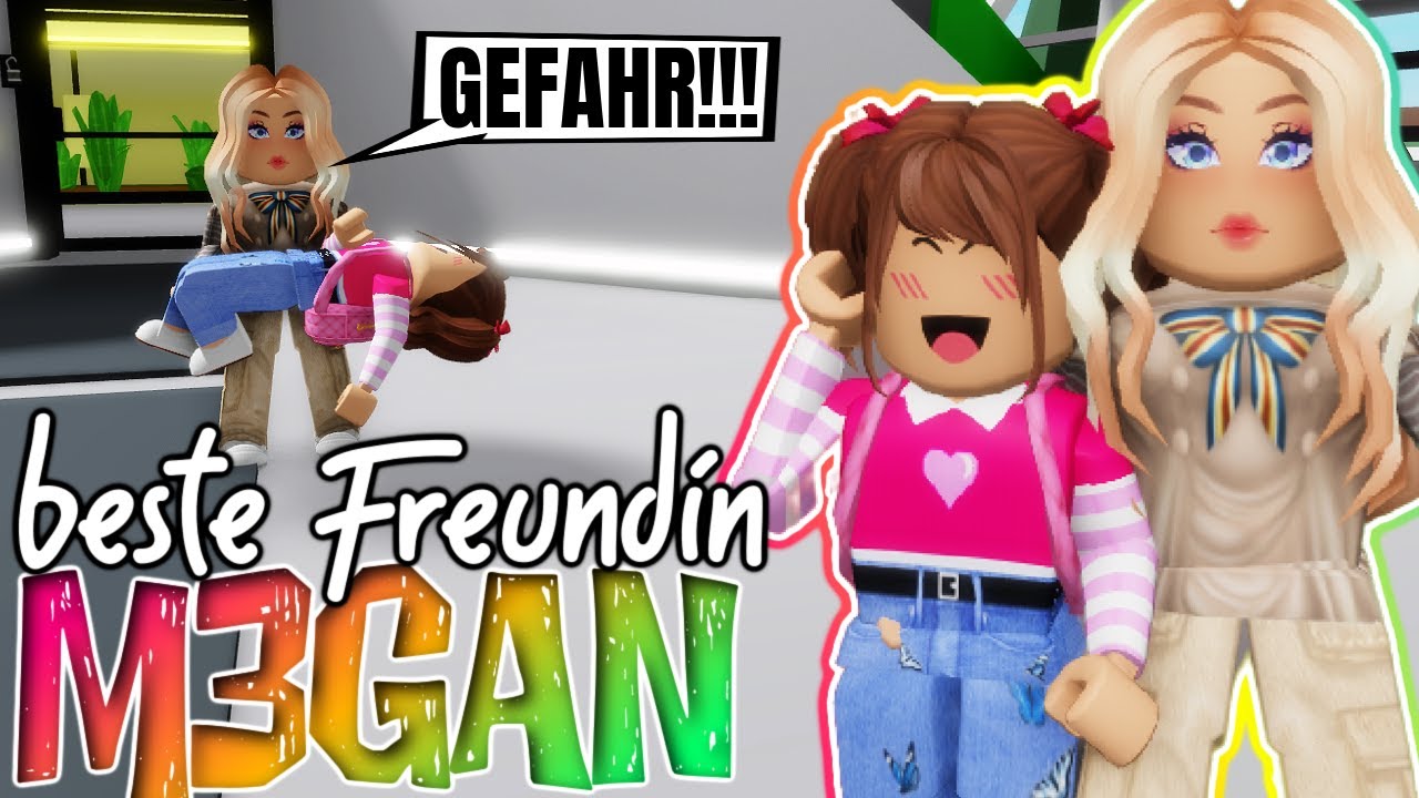 M3GAN 👩🏼 ist meine BESTE FREUNDIN 😳🤖 in BROOKHAVEN 🏡 Roblox Roleplay Story RP DEUTSCH