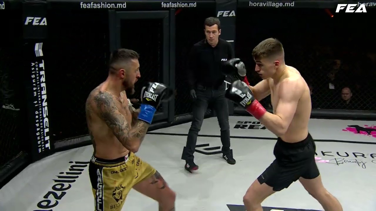 ПОЛУФИНАЛ ПЕРВОГО ПОЛУФИНАЛА GP В ПОЛУТЕРВЕСЕ, 77 кг. Правила К-1. Анхель Кардос против Артёма Ли...