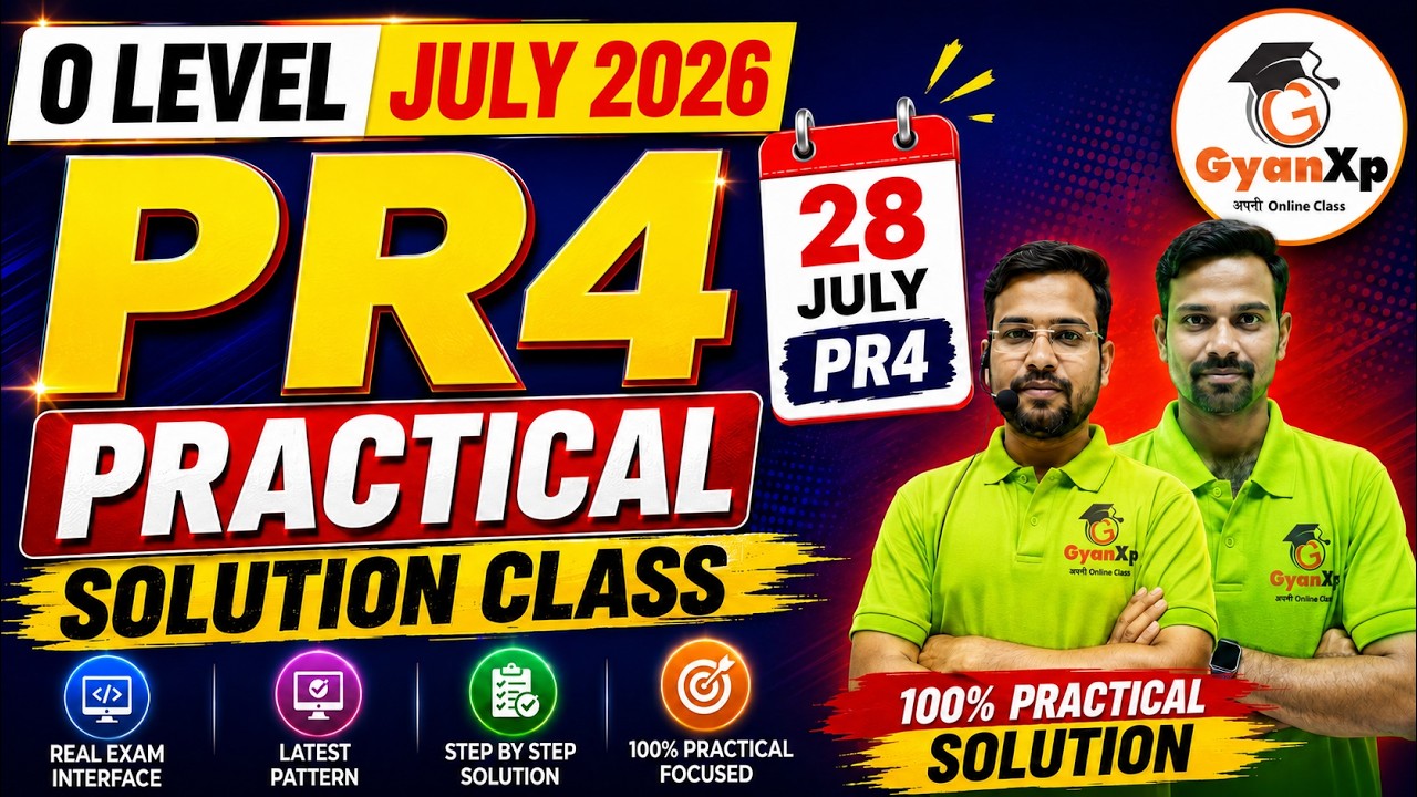PR4 Practical Solution 28 July 2026 | O Level IoT Practical Exam | 100% Solution