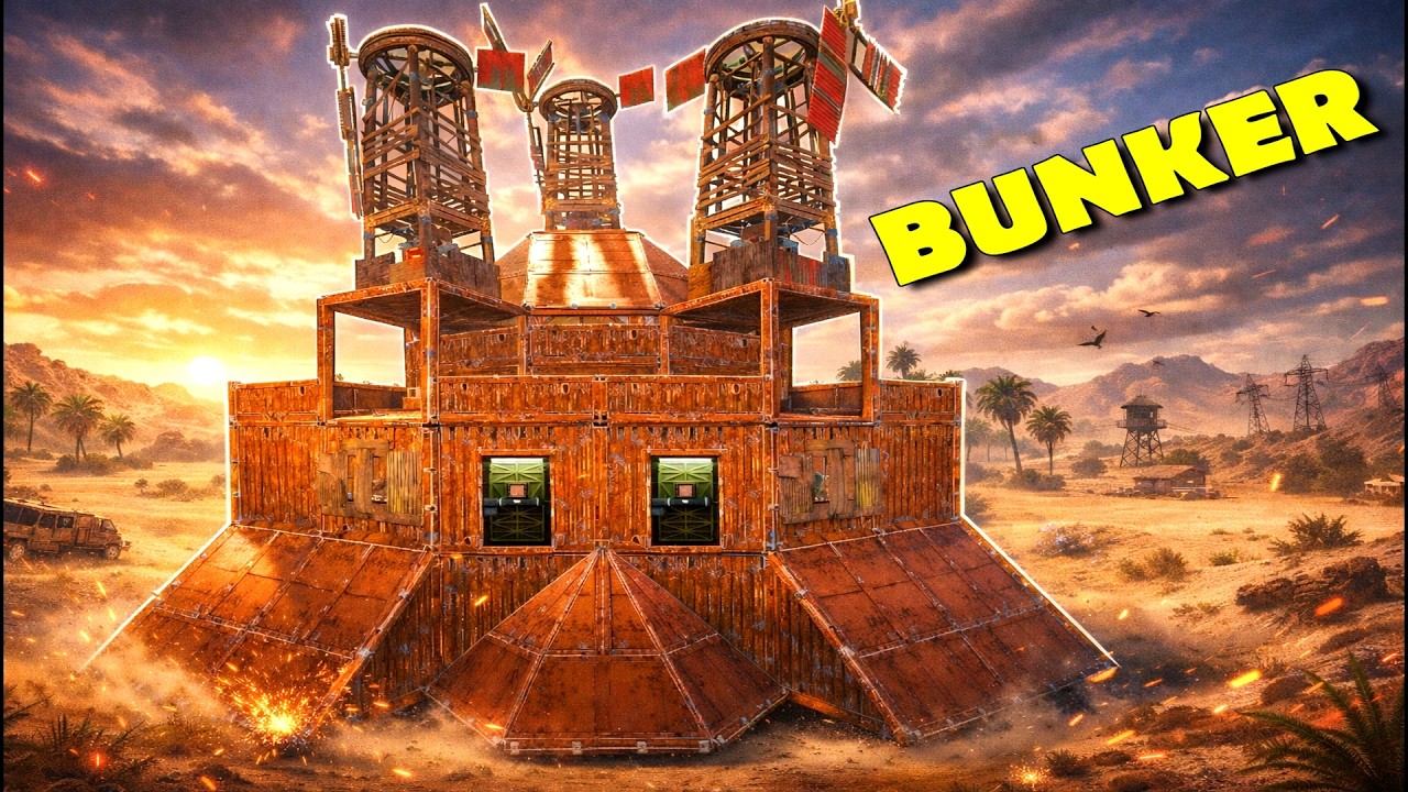 RUST INSANE BUNKER BASE DESIGN 2026