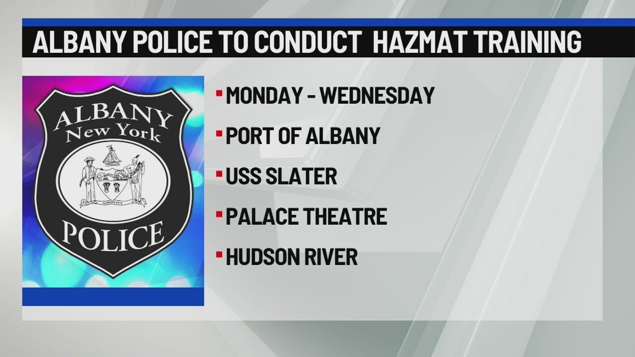 Albany police to conduct hazmat training