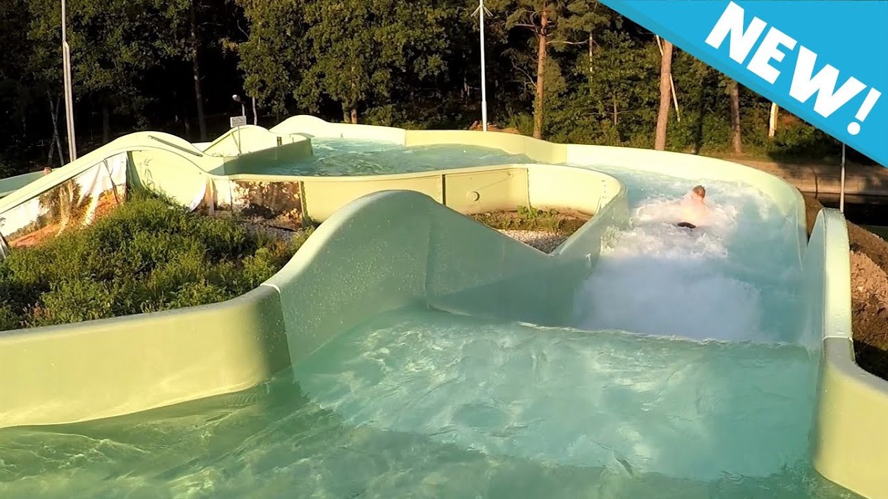 NEW Wild Water Slide at Bosbad Putten