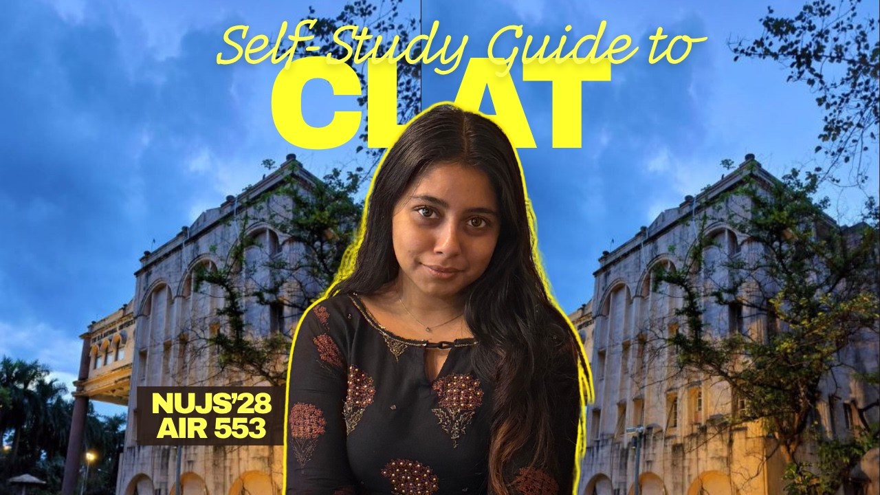 I Cracked CLAT Without Coaching (How I Got Into NUJS)