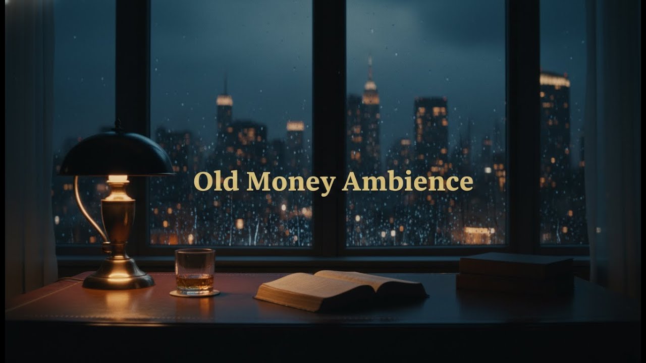 1940s Classic Jazz 🎻 Elegant City Night Ambience: Old Money Aesthetic for Focus, Sleep & Study