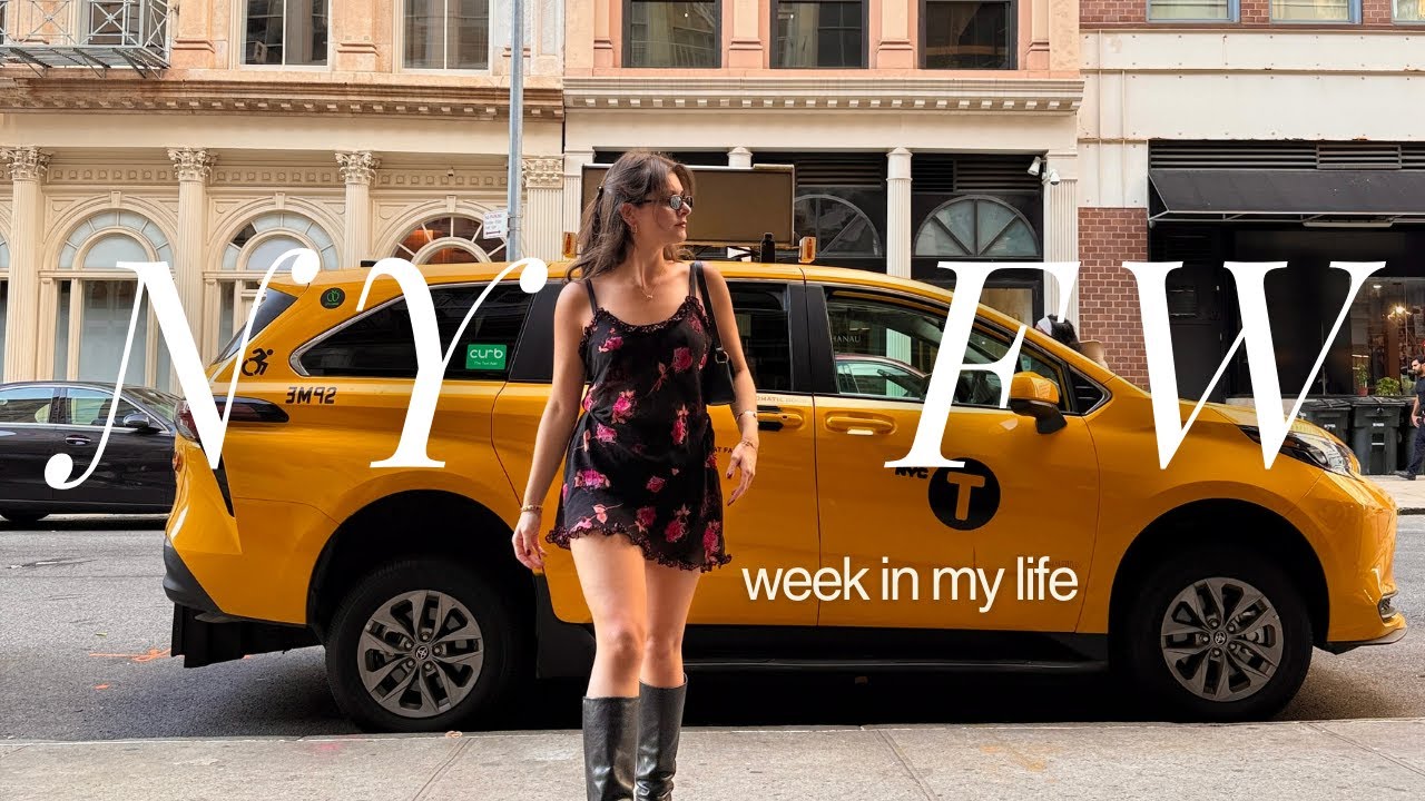 week in my life as a content creator + grad student | NYFW vlog