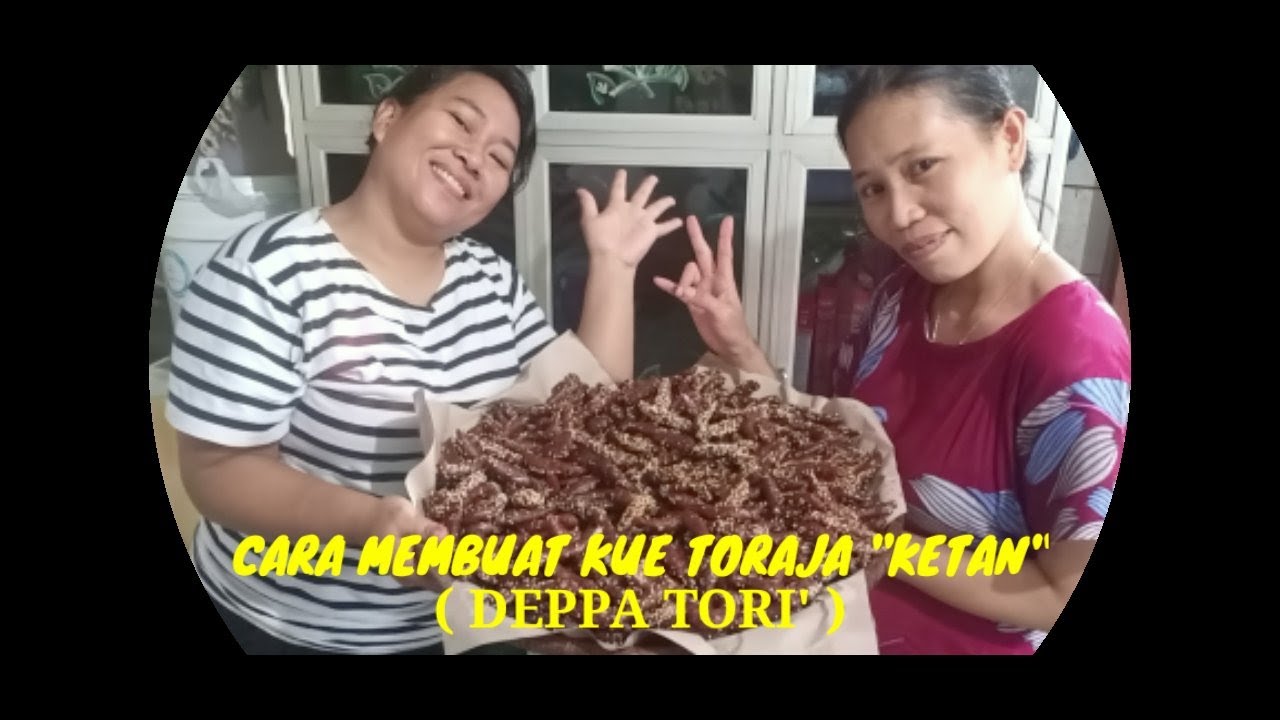 Cara Membuat Kue Khas Toraja/Deppa Tori' Dari Tepung Ketan