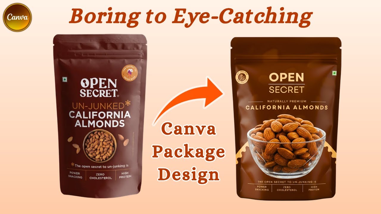 I Tried Canva Design for Packaging Design & The Result is Shocking!