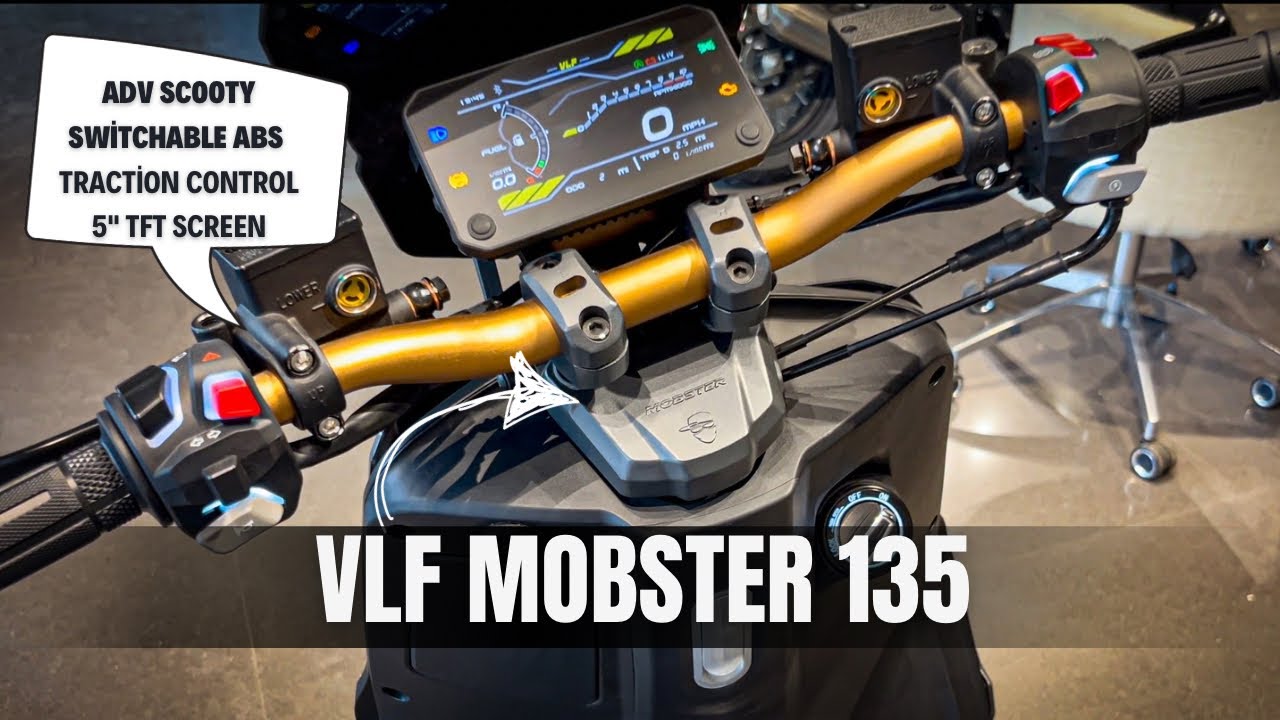 VLF Mobster 135 Bestest 125cc Sport Scooter Detailed REVIEW