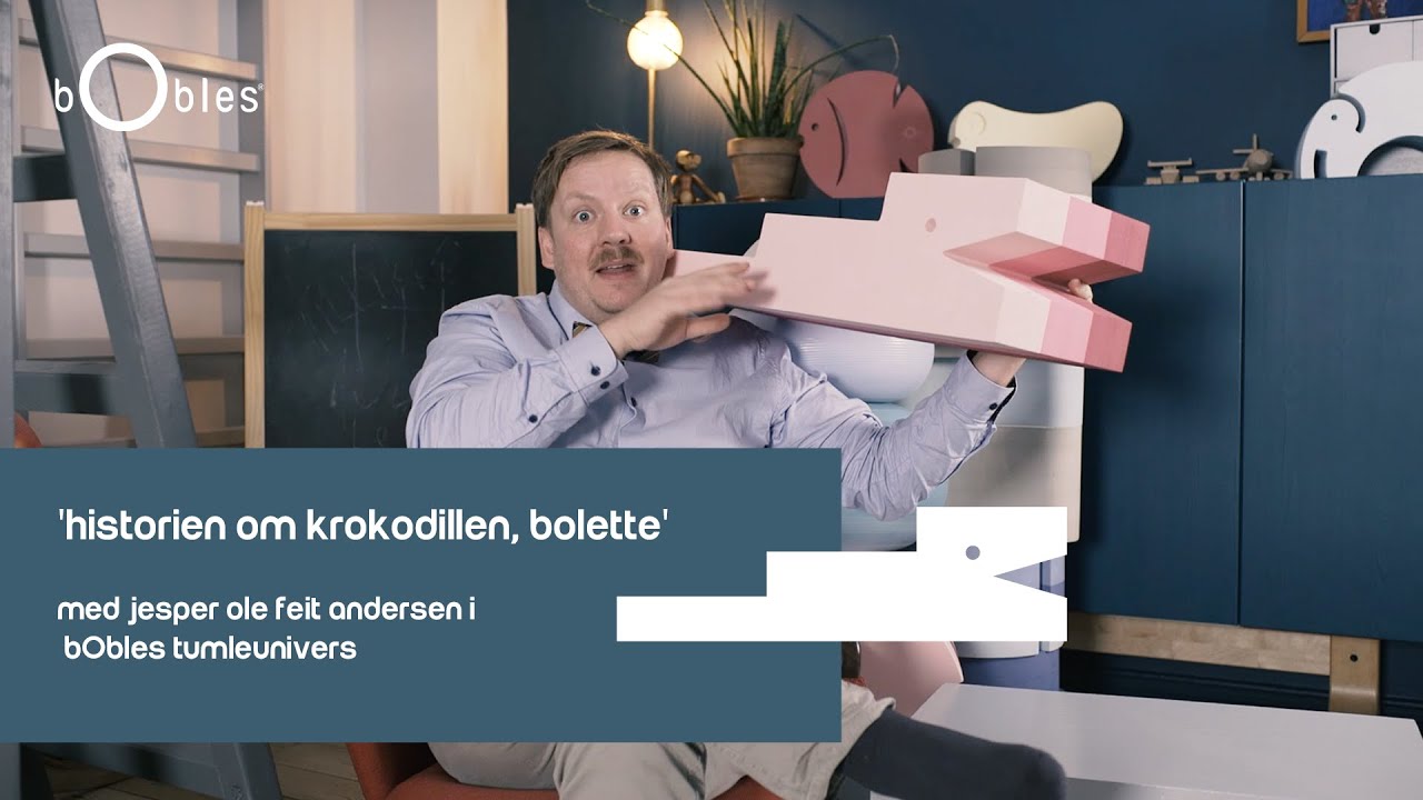 'Historien om krokodillen, Bolette' med Jesper Ole Feit Andersen i bObles Tumleunivers.
