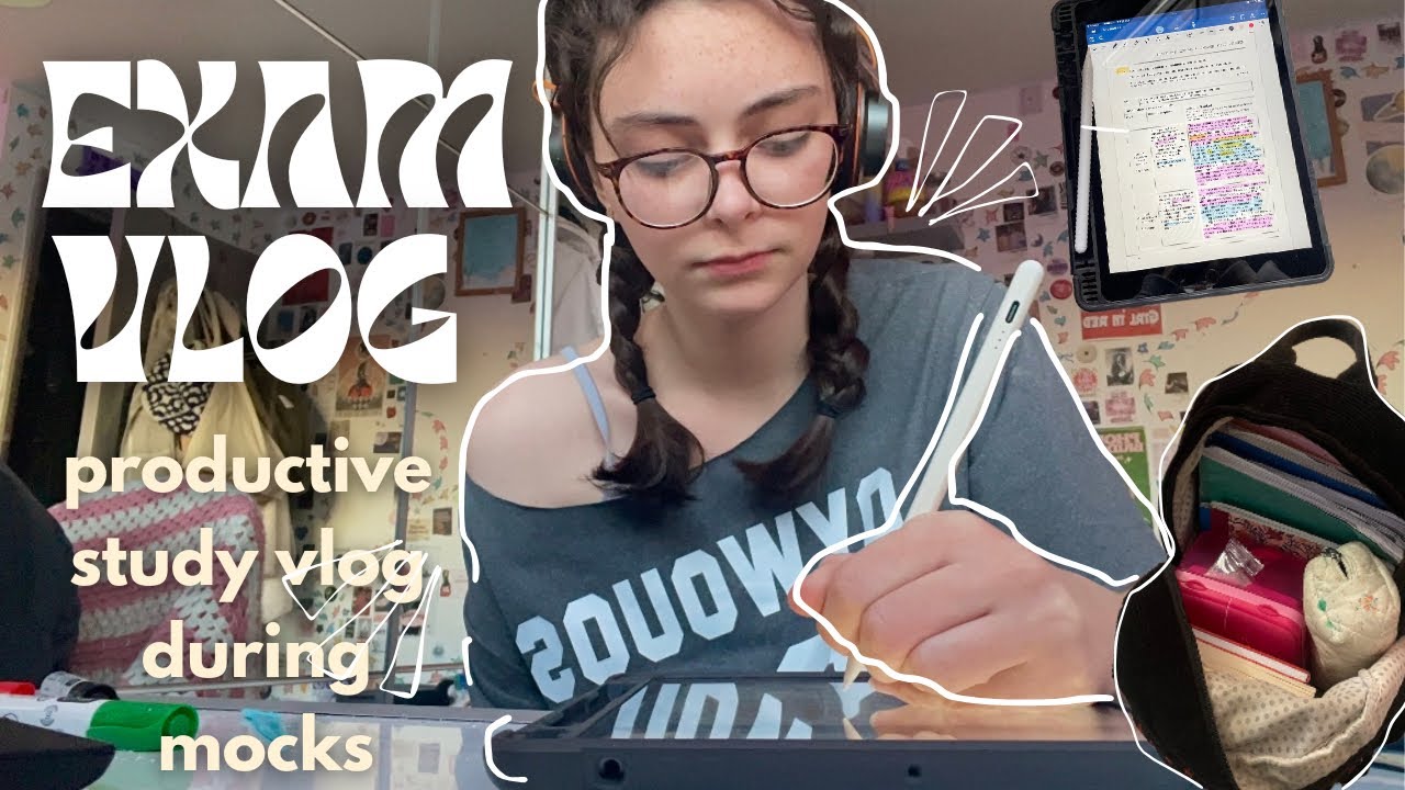 SCHOOL VLOG 🧸 *opening mocks results, studying, year 11 GCSEs* 📑⭐️