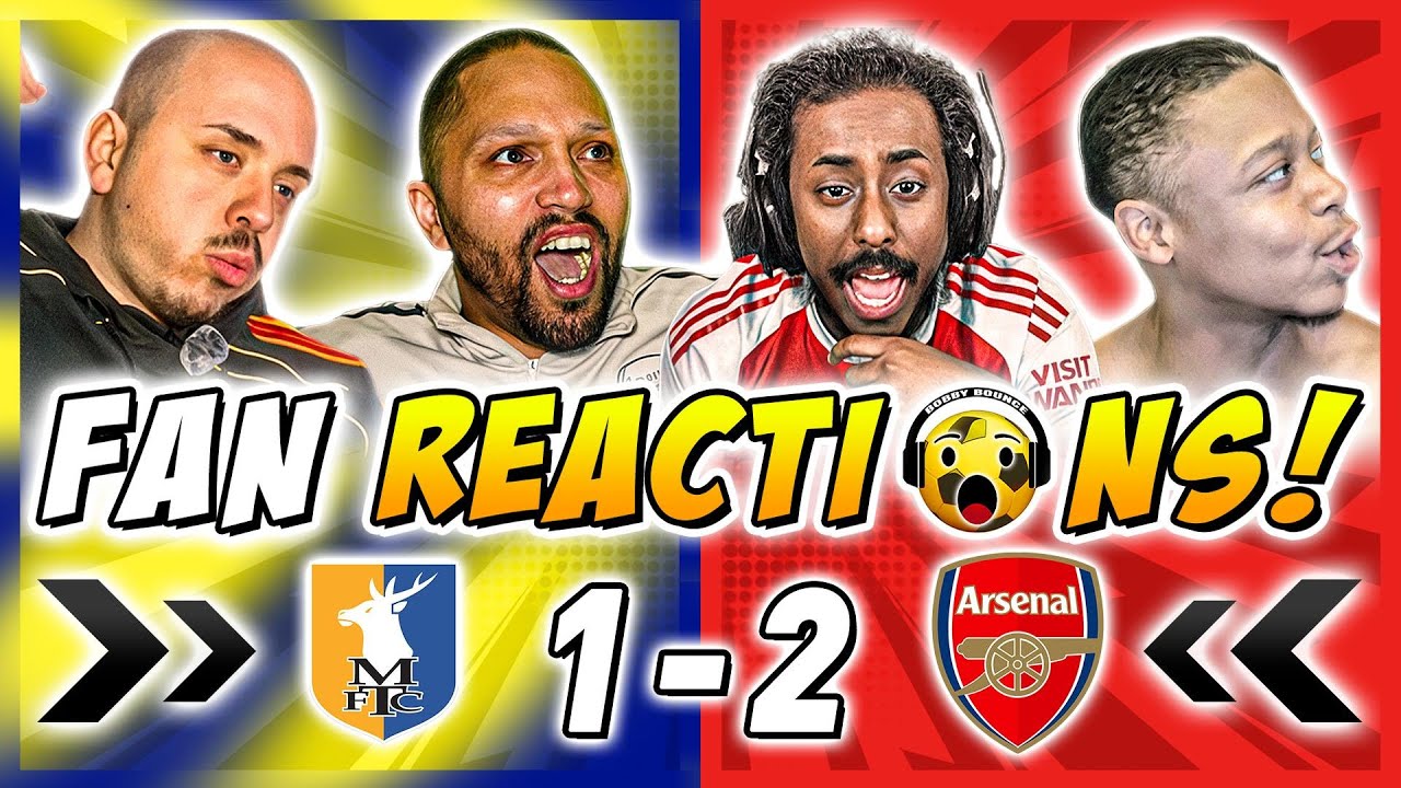 Arsenal Fans RELIEVED 😅 Reactions to Mansfield Town 1-2 Arsenal | FA Cup Fan Reactions
