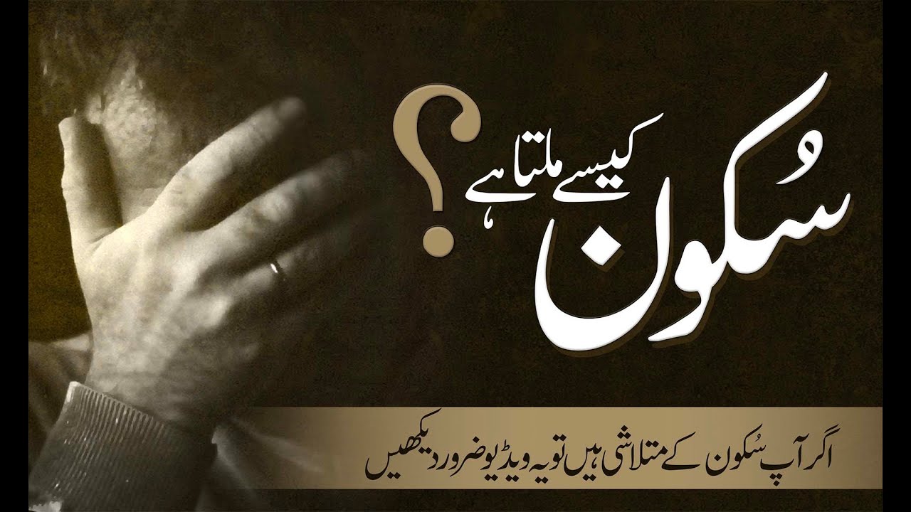 Sukoon Kaise Mily? islamic motivational bayan status download link Muslim waqiat video Tasleem Raza