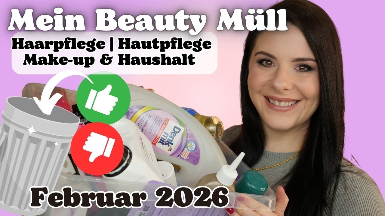 Das habe ich AUFGEBRAUCHT 🗑️♻️ im Februar 2026 | Hautpflege | Haarpflege | Make-up & Haushalt