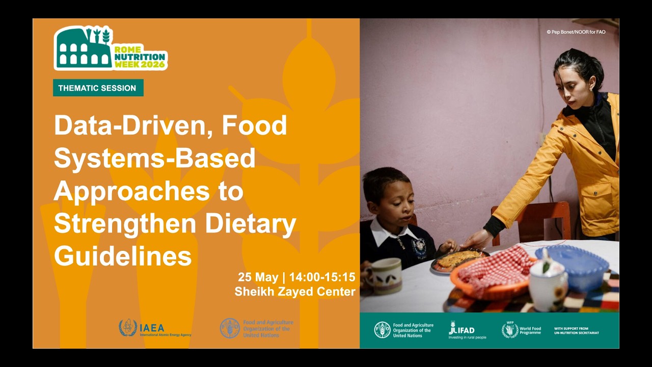 Day 1 - 25 May 2026 - Thematic Session 2 - Data-Driven Approaches to Dietary Guidelines [EN]