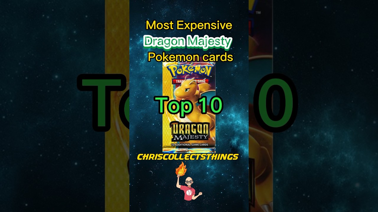 Top 10 DRAGON MAJESTY Pok&eacute;mon cards 🐉 #shorts #pokemoncards #dragonmajesty