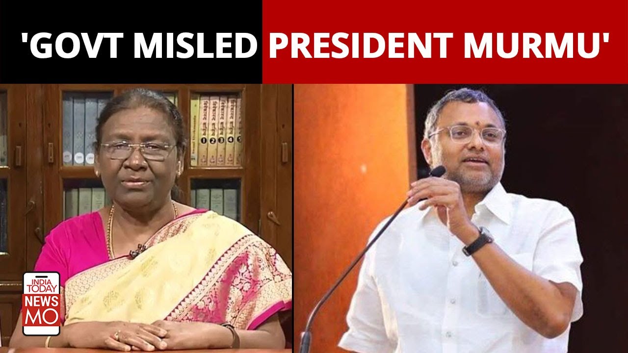 Centre Govt &lsquo;Misled&rsquo; & 'Deceived' President Murmu: Congress Member Karti Chidambaram
