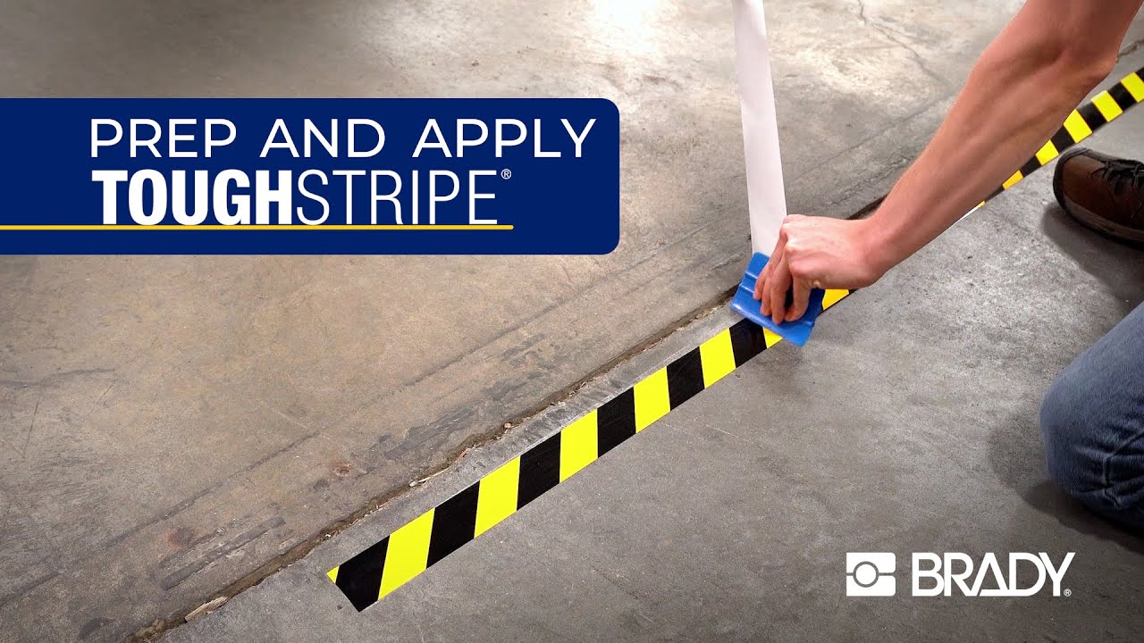 How to Prep, Apply and Remove ToughStripe Floor Marking Tape | Brady