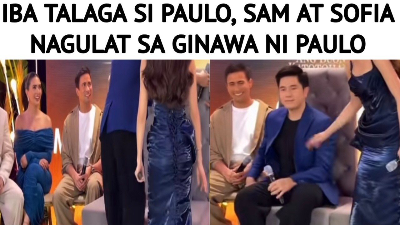 IBA TALAGA SI PAULO, SAM AT SOFIA NAGULAT SA GINAWA NI PAULO