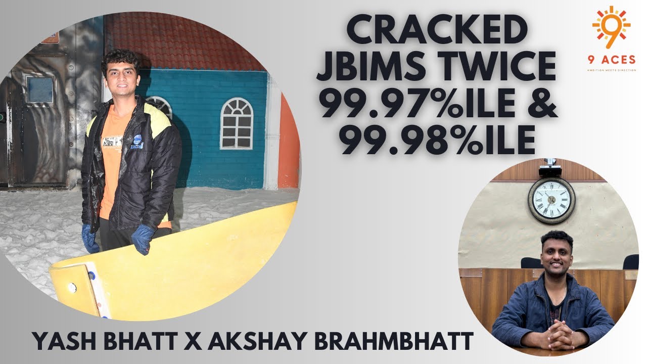 MBA CET Topper's Interview | 99.97%ile & 99.98%ile | Akshay Brahmbhatt