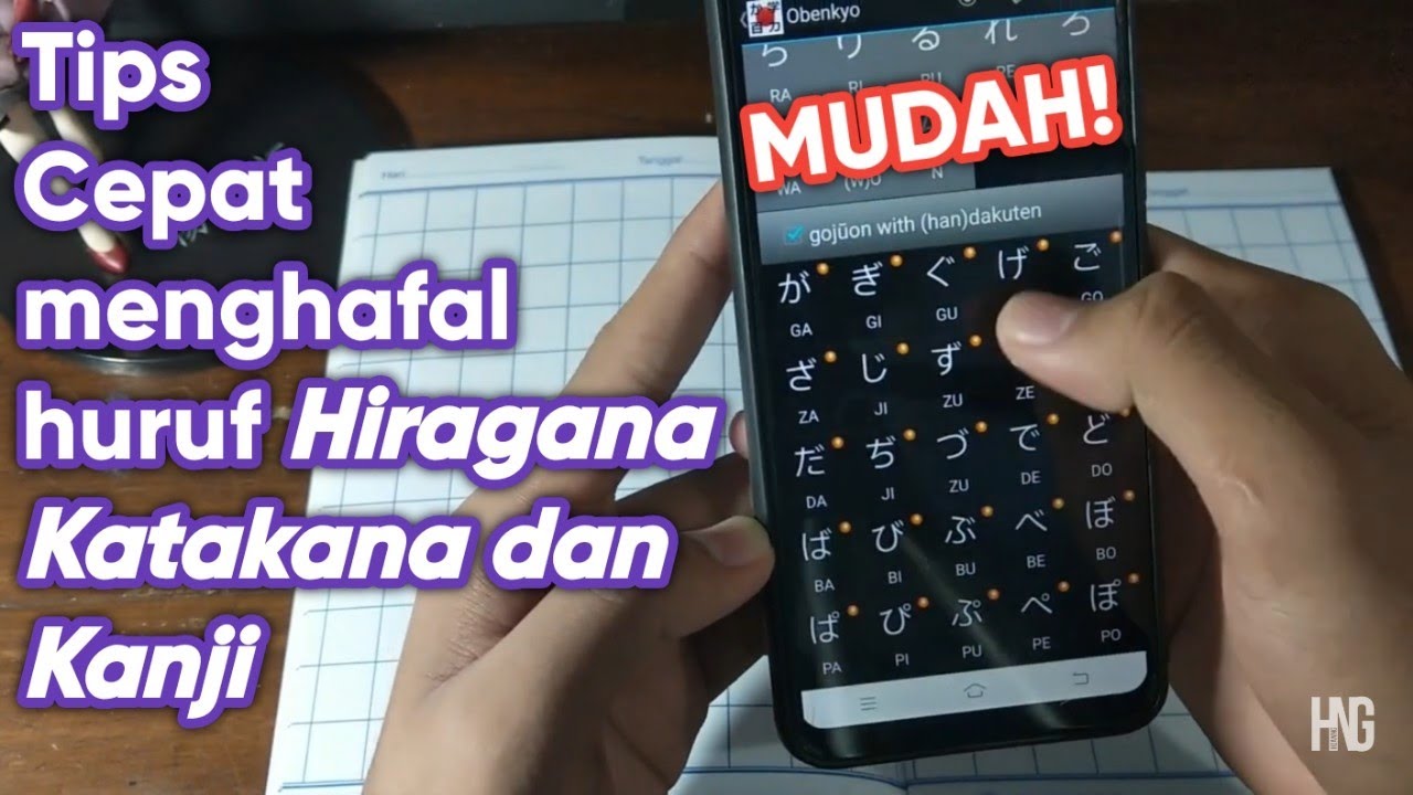 Tips Cara menghafal Hiragana, Katakana, Kanji dengan mudah dan cepat