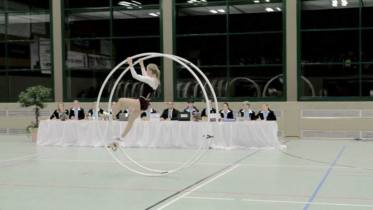 Deutsche Rhönrad Meisterschaften in Rhönradturnen 2012 Musik Kür Finale - Sarah Metz