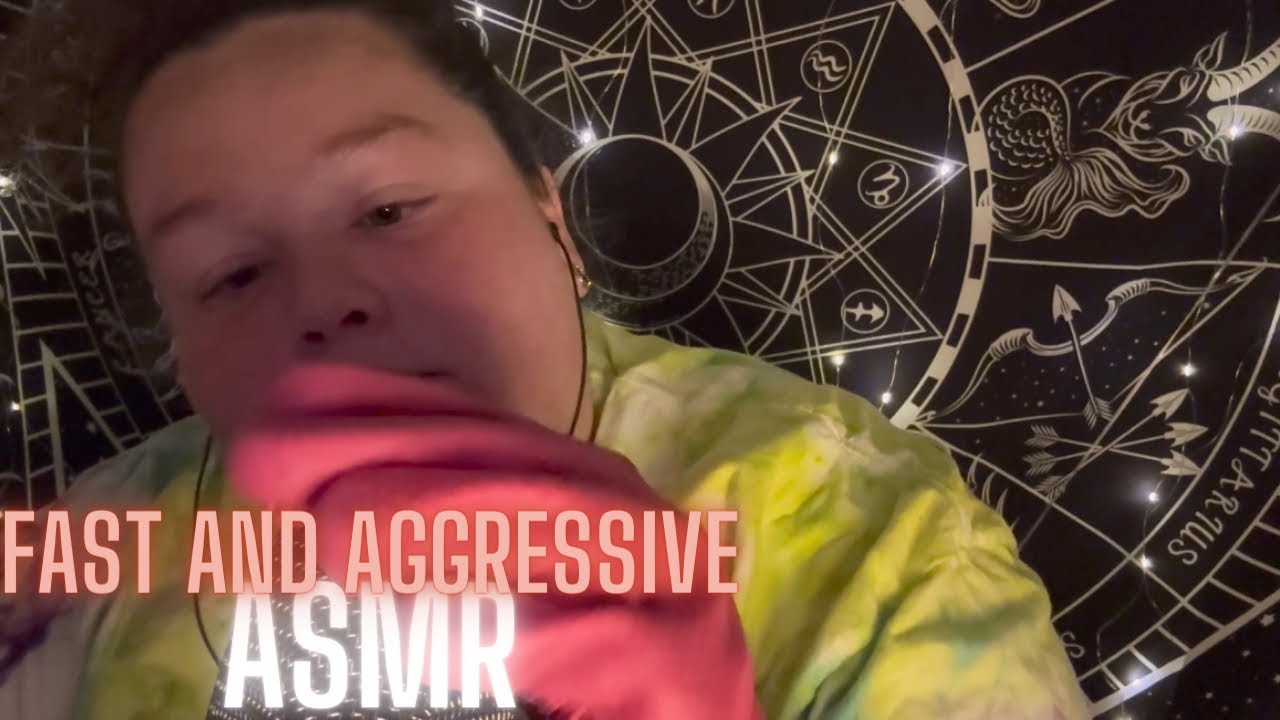 ASMR | FAST AND AGGRESSIVE CHAOTIC MIC TRIGGERS