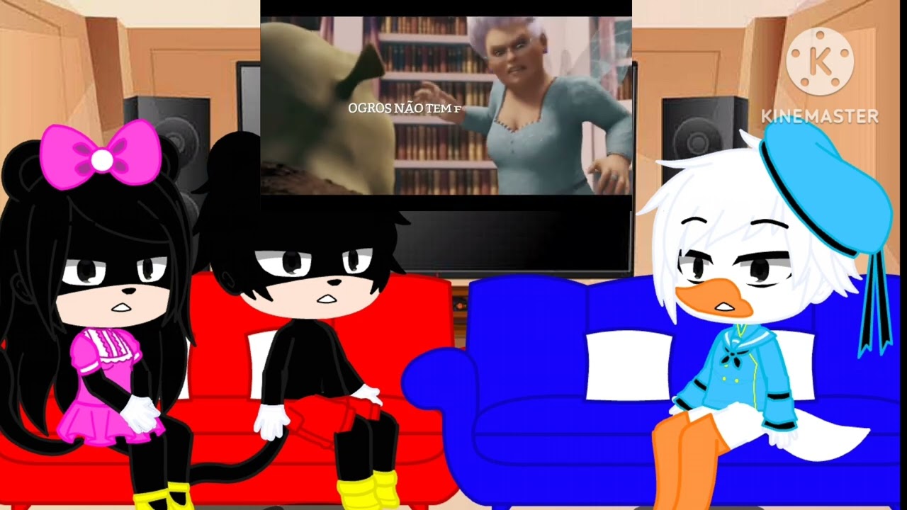 Famdoms reagindo ao rap dos Vilões da DreamWorks(@Orionmcofc)[As].