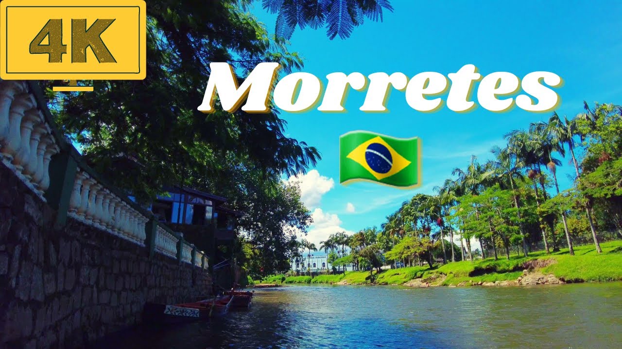 [4k] 🇧🇷 Изучение Морретеса: путешествие по очаровательному колониальному городу Бразилии