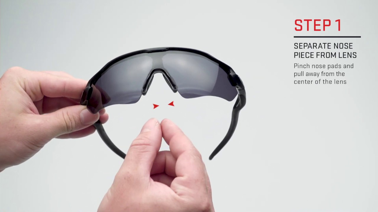 Oakley Radar and Radar EV Lens Replacement & Installation Instructions