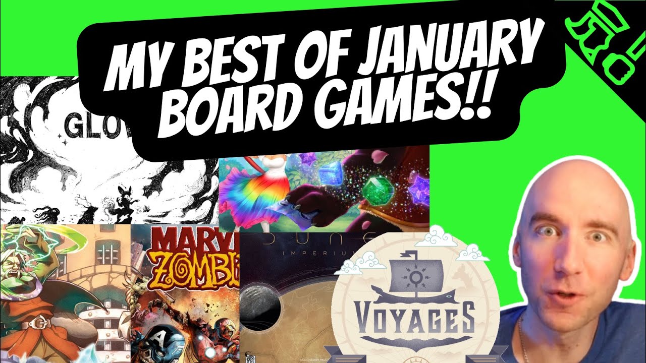 22 NEW GAMES PLAYED!! My Best of January Round Up!