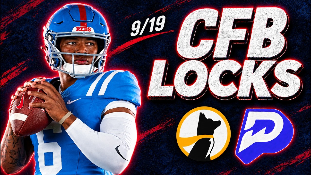 PRIZEPICKS CFB SATURDAY 9/19/26 - 4 FREE PICKS!!  (15X PAYOUT!!!) - BEST PLAYER PROPS TODAY - WEEK 3