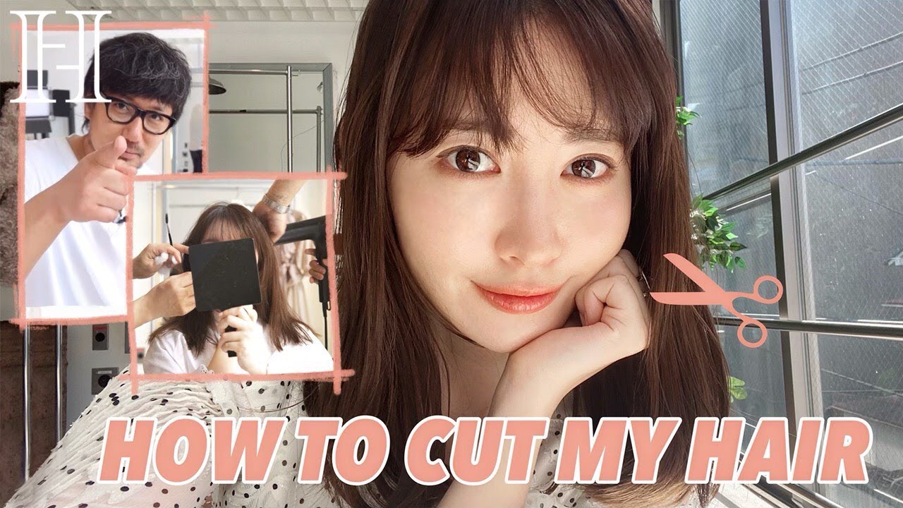 こじはるヘアの作り方❤️春ミディ✂️こだわり前髪&後れ毛